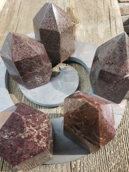 Garnet Obelisk, Large, Beautiful, Root Chakra, Grounding, Grid Making 0921