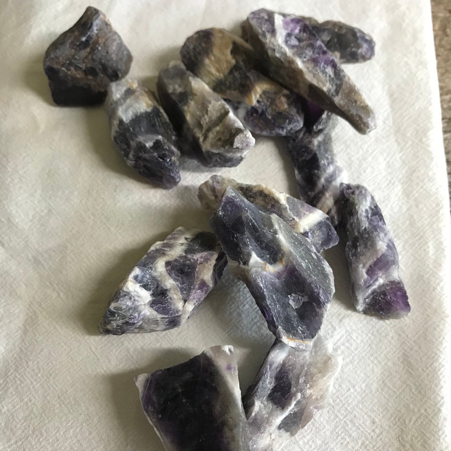 Chevron Amethyst, Raw/RoughOne Crystal (Approx 1 1/2"- 2 1/2 Long) for Protection, Purple Amethyst 1267