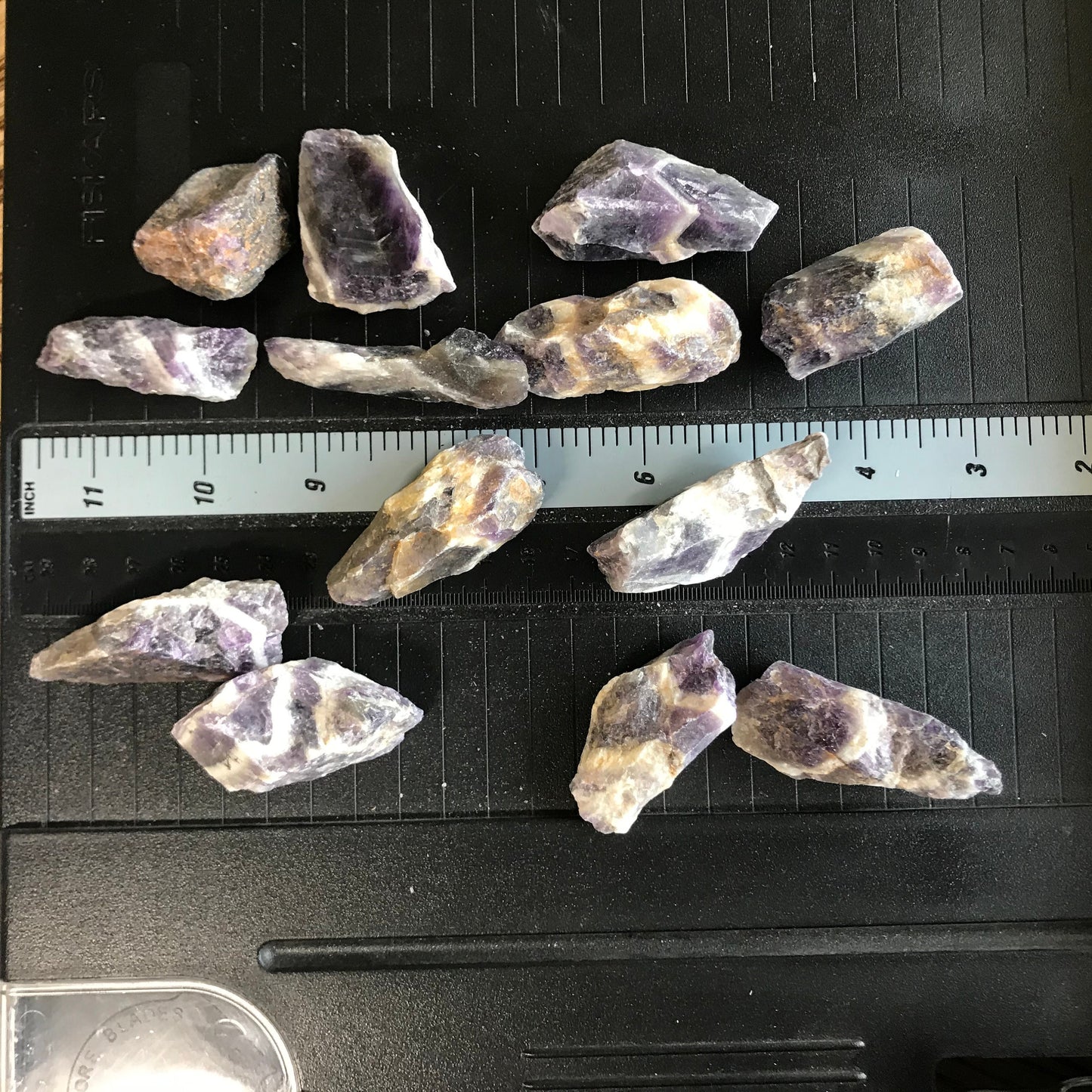 Chevron Amethyst, Raw/RoughOne Crystal (Approx 1 1/2"- 2 1/2 Long) for Protection, Purple Amethyst 1267