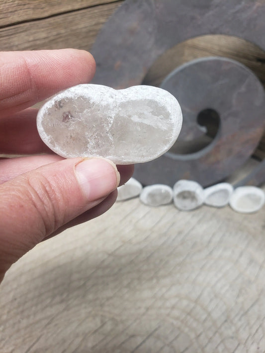 Quartz Seer Stone, Window Stone (Approx. 1 1/8" - 2") 1580 Shop Wholesale Crystals