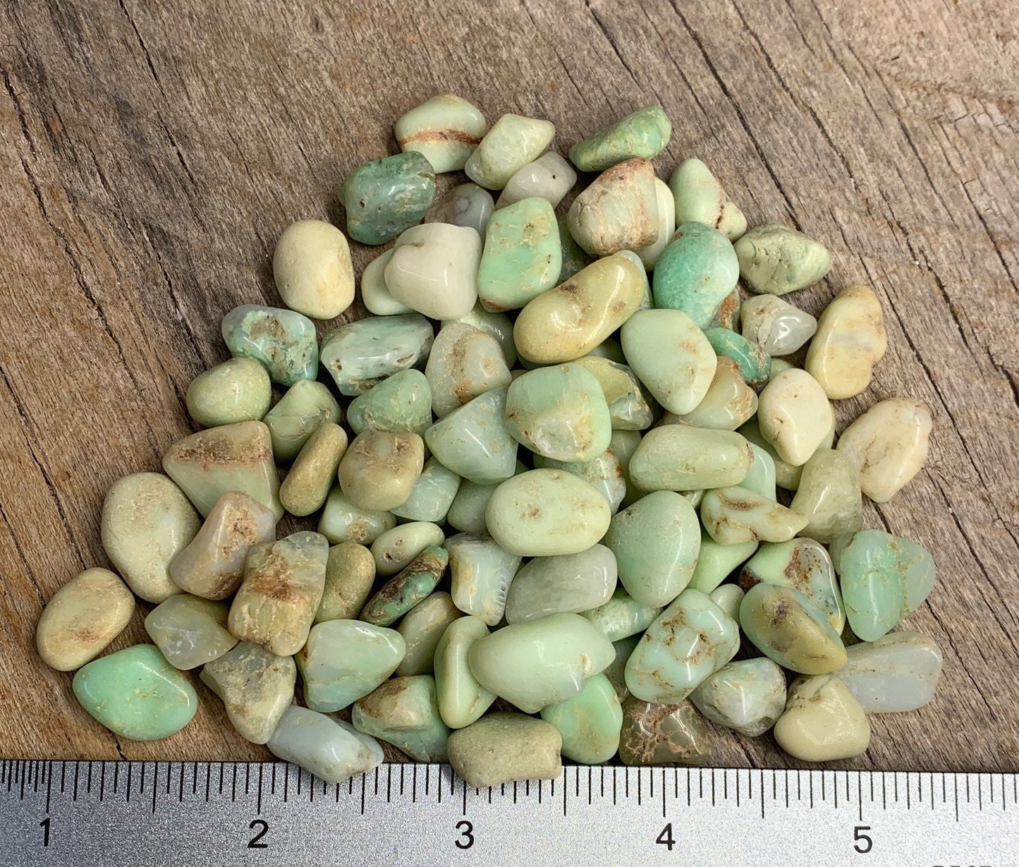 Chrysoprase Tumbled Stone 0748 (Approx. 3/8”- 5/8”)