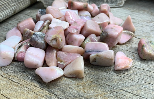 Pink Opal Tumbled Stone BIN-1427 (Approx. 3/4”- 1”) Shop Wholesale Crystals