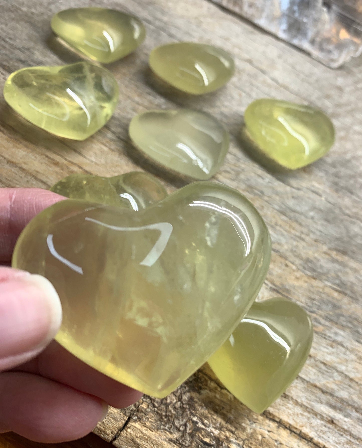 Citrine Natural Polished Heart 1424