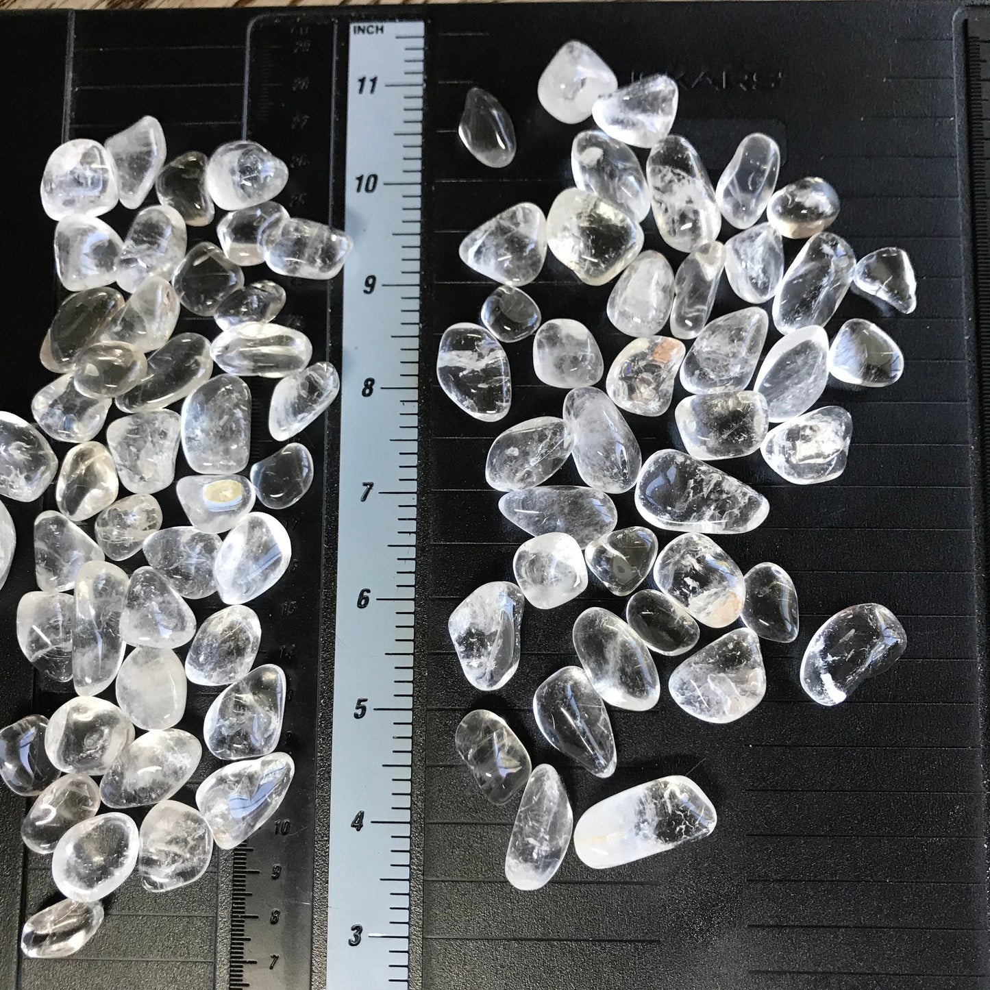 Clear Quartz, Polished Tumbled Stone (Approx 2/3") for Wire Wrapping or Crystal Grid Supply 0616