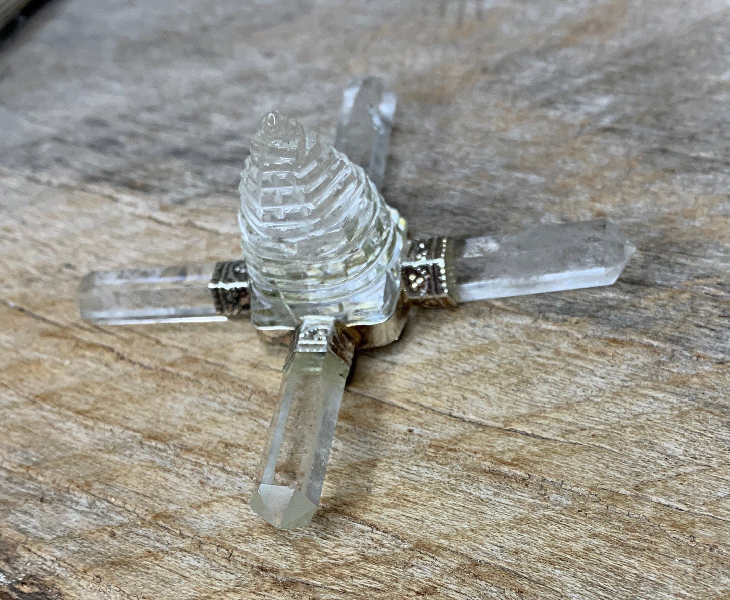 Clear Quartz Crystal Generator (Approx. 3 1/2") PND-0001