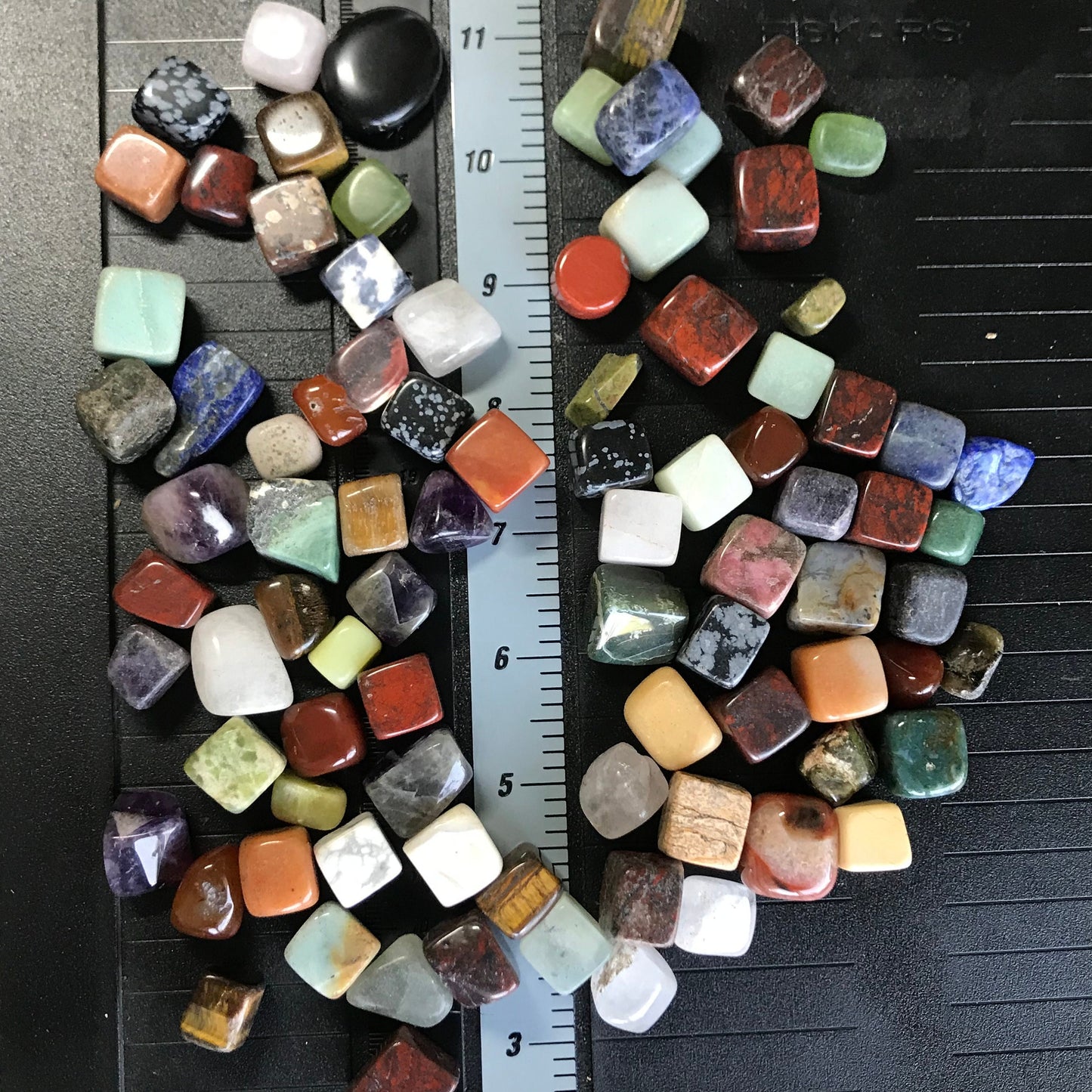 Surprise Stone from Assorted Mix of Polished Stones, One Stone (Approx 1/2" - 1" long) Wire Wrapping or Crystal Grid Supply BIN-1460