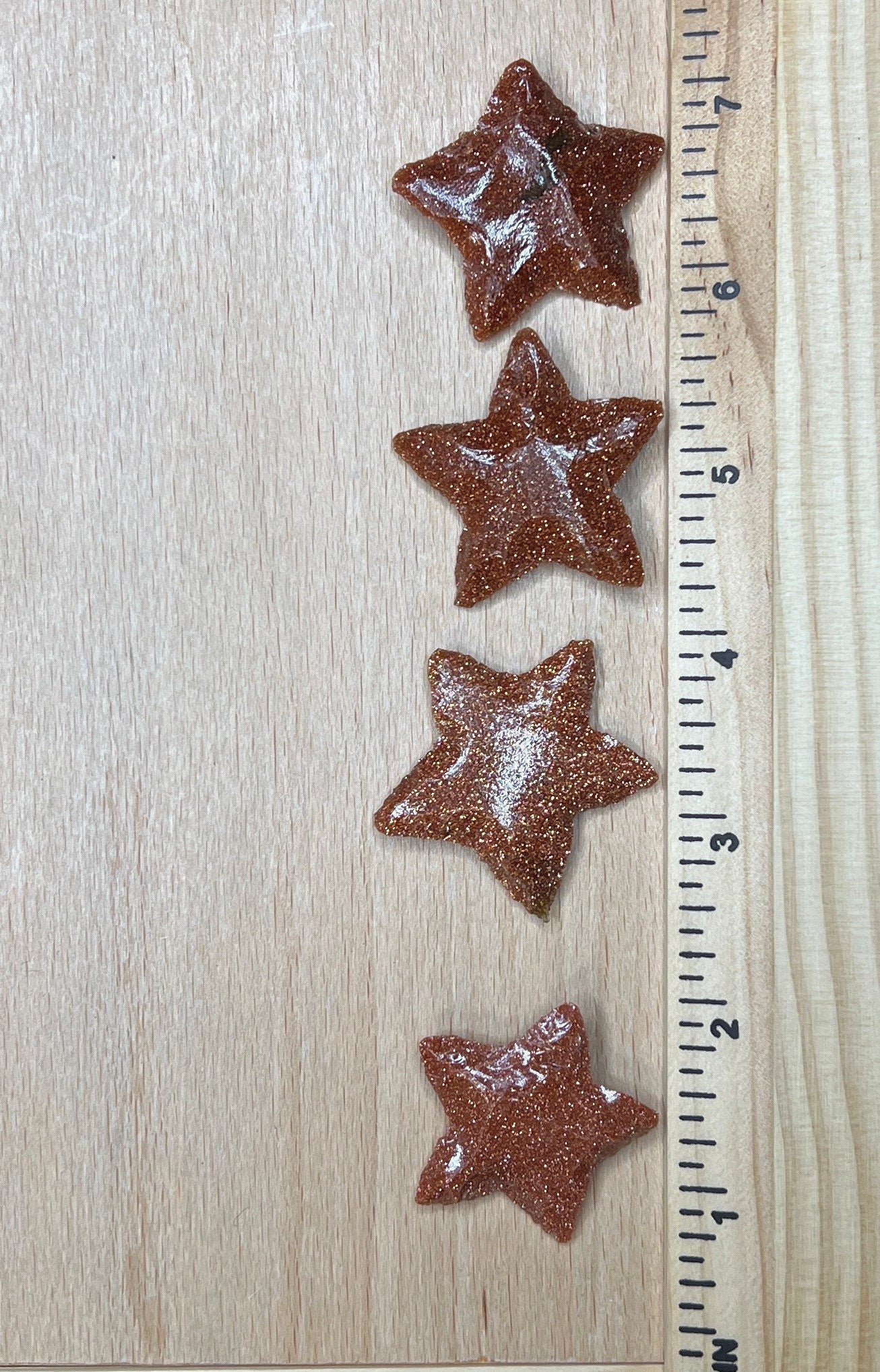 Goldstone Knapped Star 1338 (Approx. 1 1/4”- 1 5/8”)