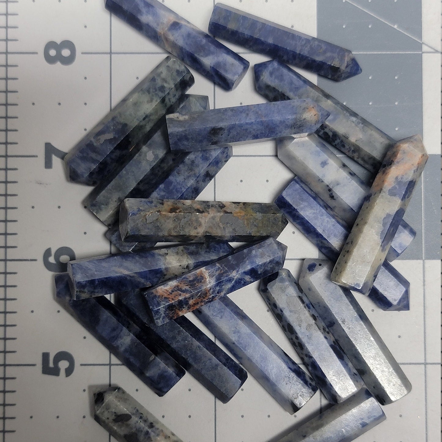 Sodalite Obelisk, Small 0873 (Approx. 1 3/8” - 1 5/8")