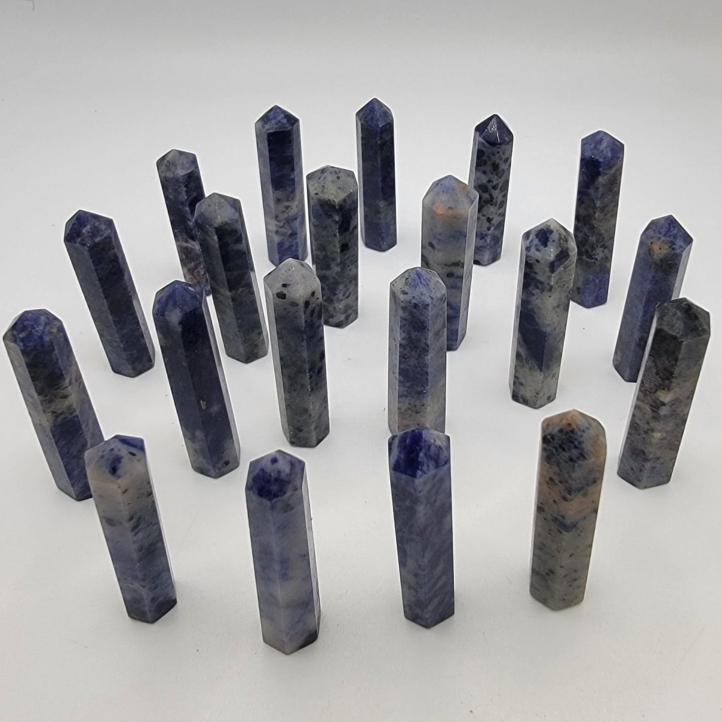 Sodalite Obelisk, Small 0873 (Approx. 1 3/8” - 1 5/8")