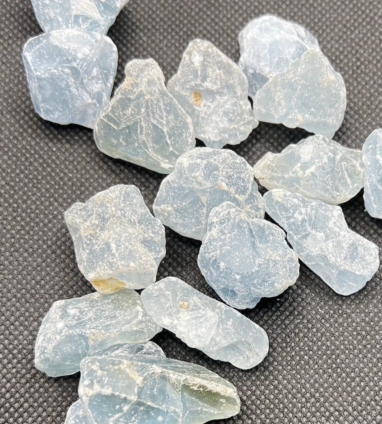 Celestite Raw Chunk 1219 (Approx. 7/8”- 1 1/4”) Shop Wholesale Crystals
