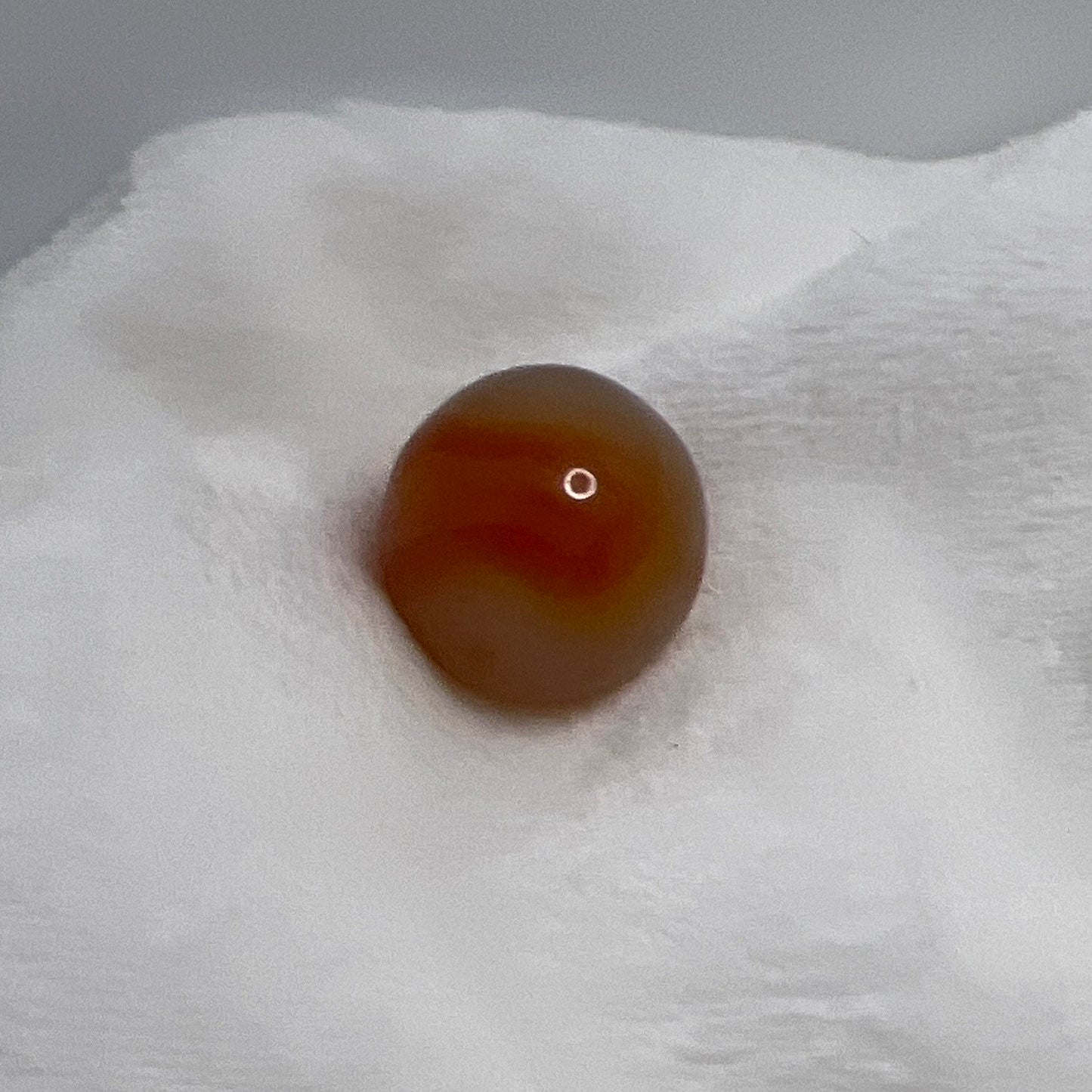 Carnelian Agate Sphere 0446 (Approx. 1”- 1 1/8”)