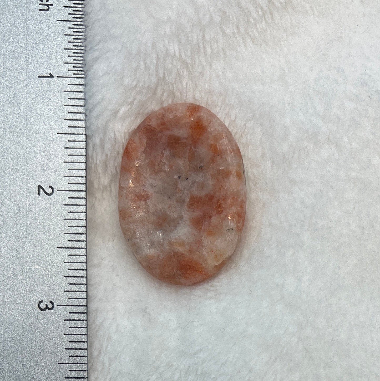 Sunstone Worry Stone 1384 (Approx. 1 1/2”- 1 3/4”)