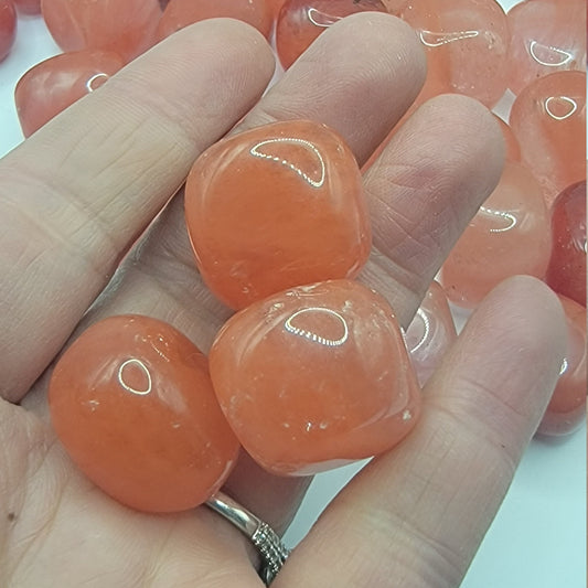 Cherry Quartz Tumbled Stone (Approx. 3/4" - 1 1/4") BIN-1207