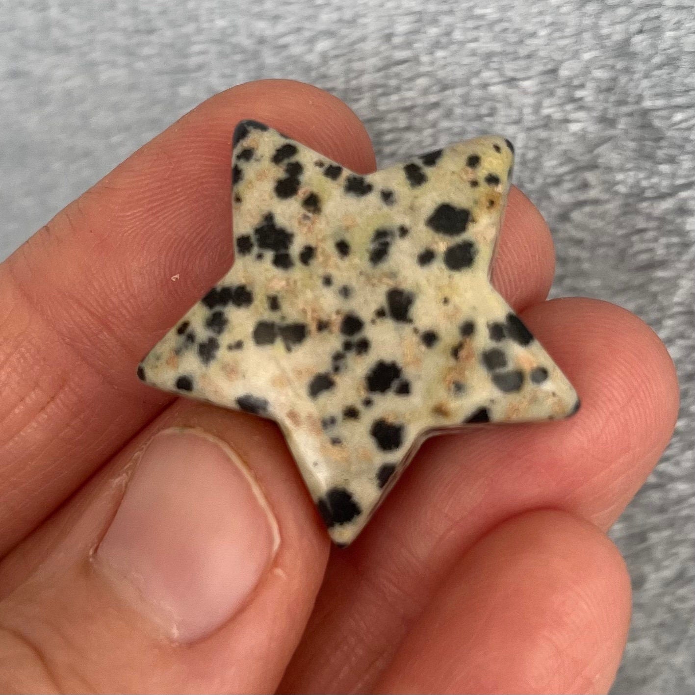 Dalmatian Jasper Star (Approx. 1 1/4”) 0104