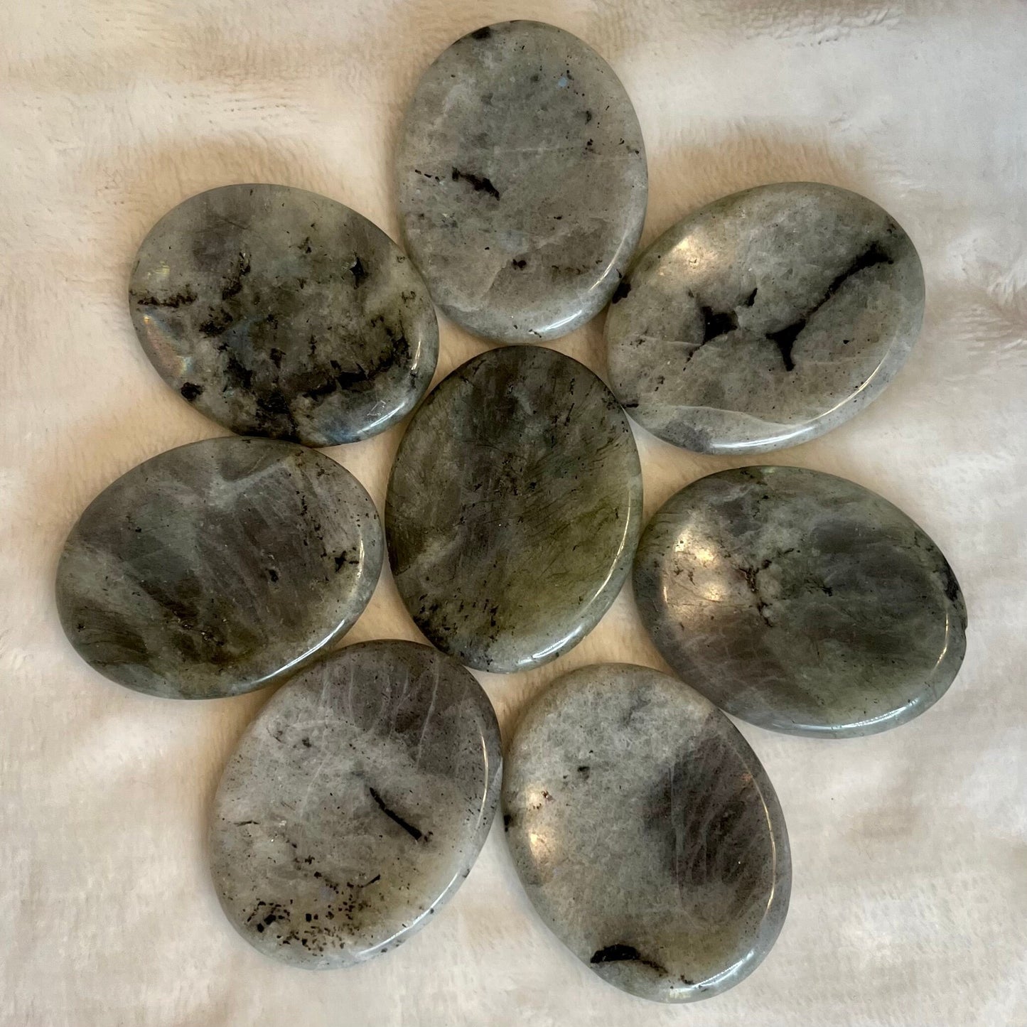 Labradorite Worry Stone (Approx. 1 3/8”-1 3/4”) 1395