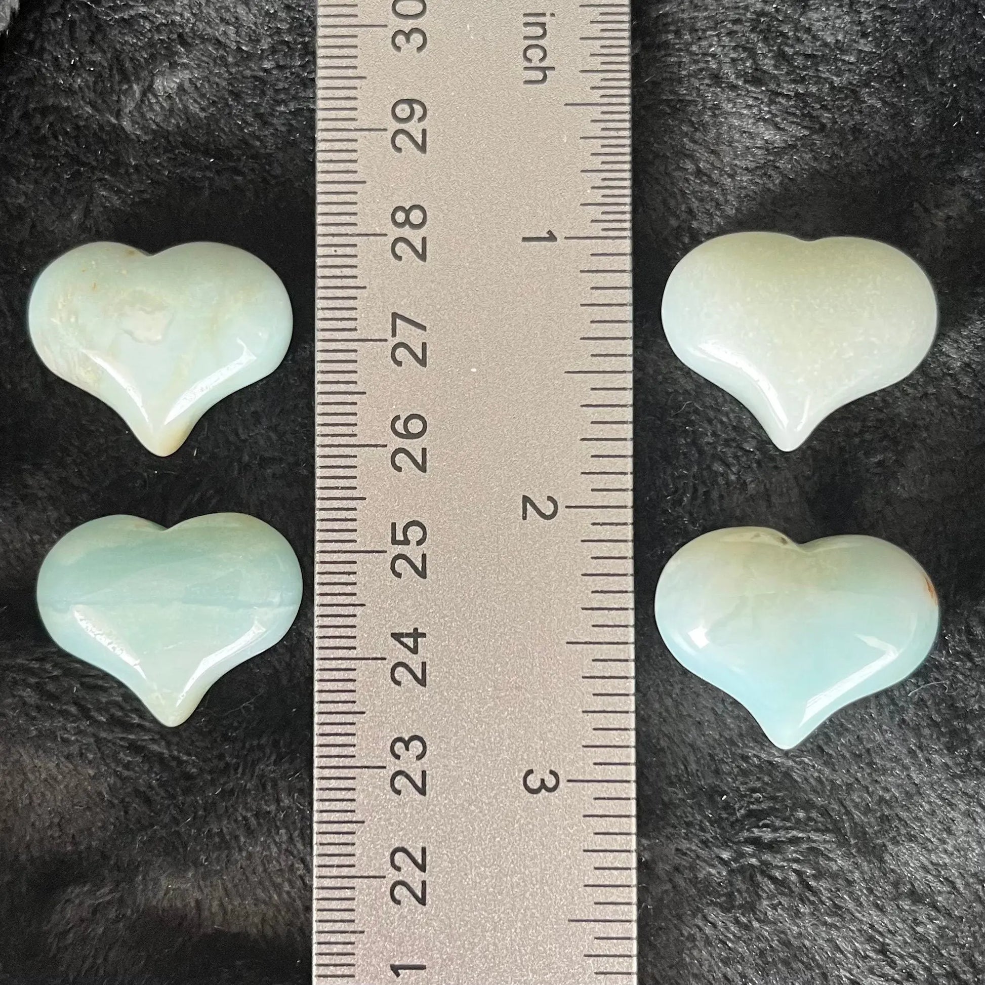 Amazonite Puffy Heart (Approx. 3/4”x1”) 0540-B Shop Wholesale Crystals