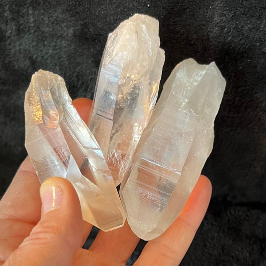 Lemurian Seed Quartz Crystal, Natural (Approx. 2 1/4”-3”) 0452