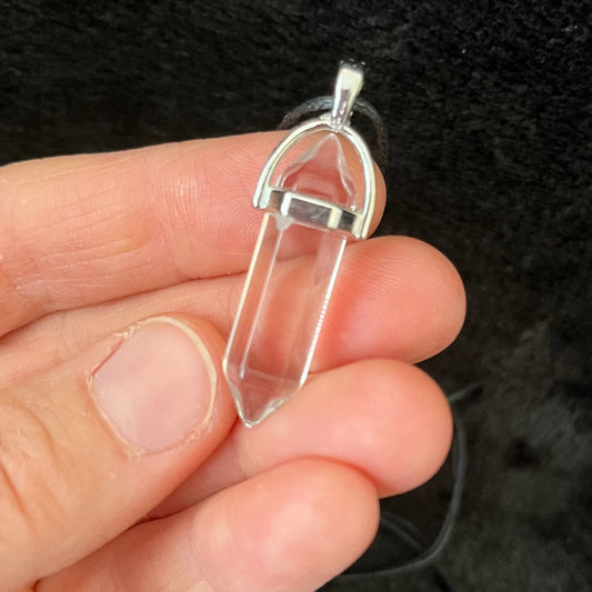 Clear Quartz Point Necklace NCK-2689