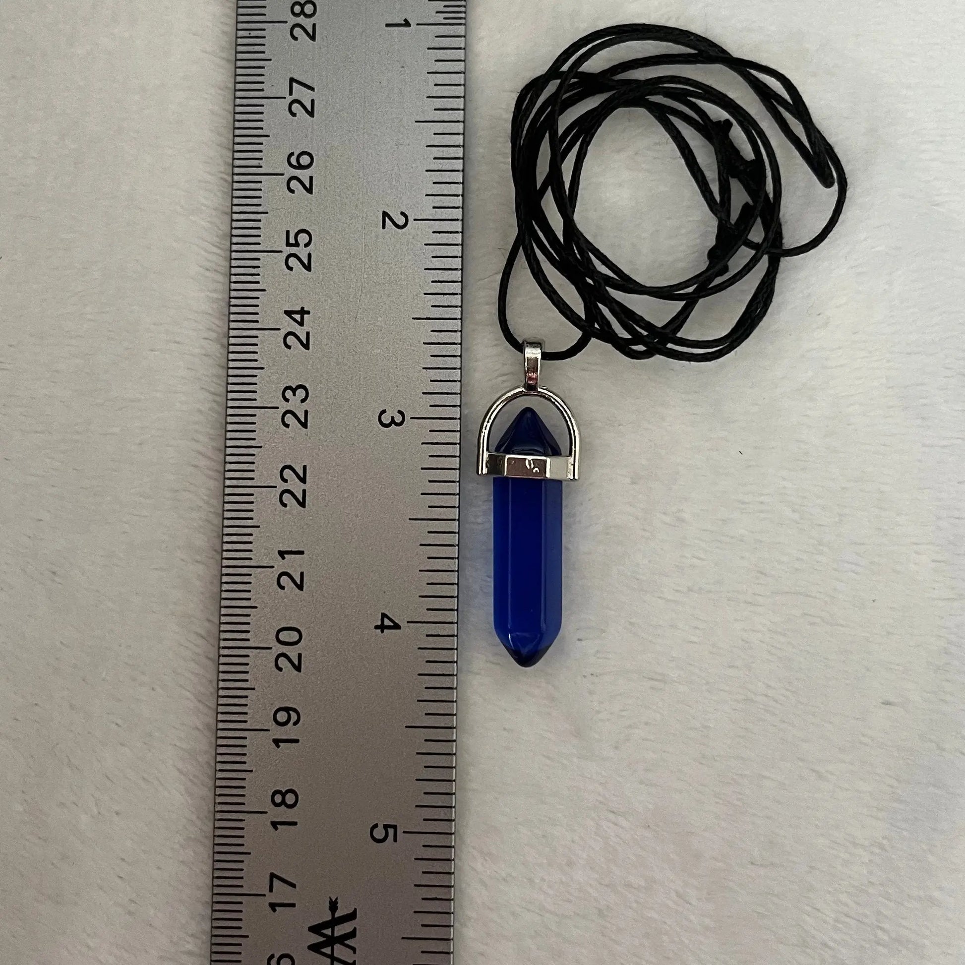 Royal Blue Quartz Point Necklace NCK-2696 Shop Wholesale Crystals