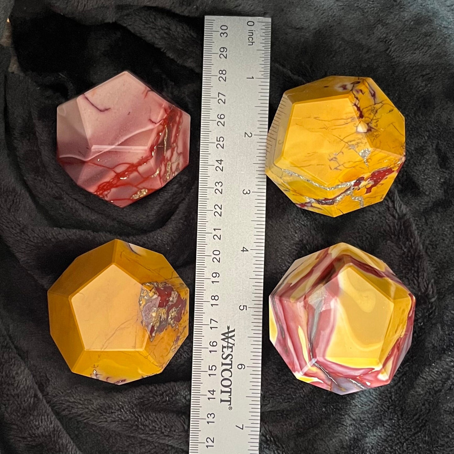 Mookaite Jasper Dodecahedron (Approx. 60mm) 1475