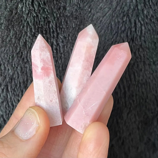 Pink Calcite Obelisk (Approx. 1 3/4”-2") 0879 Shop Wholesale Crystals