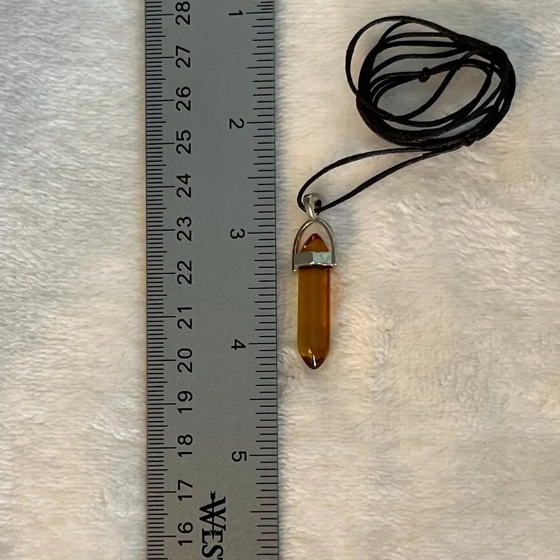 Amber Quartz Point Necklace NCK-2693 Shop Wholesale Crystals