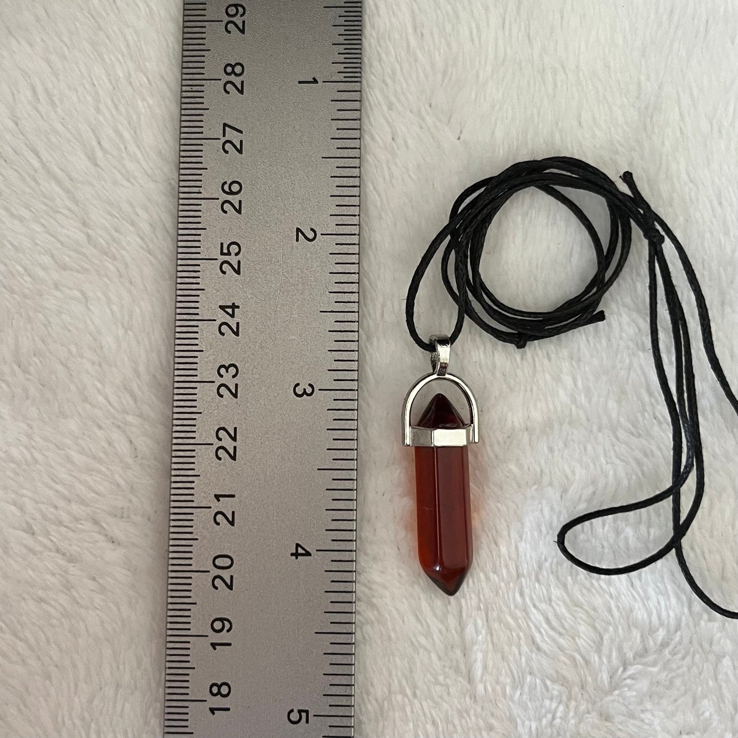 Brown Quartz Point Necklace NCK-2691