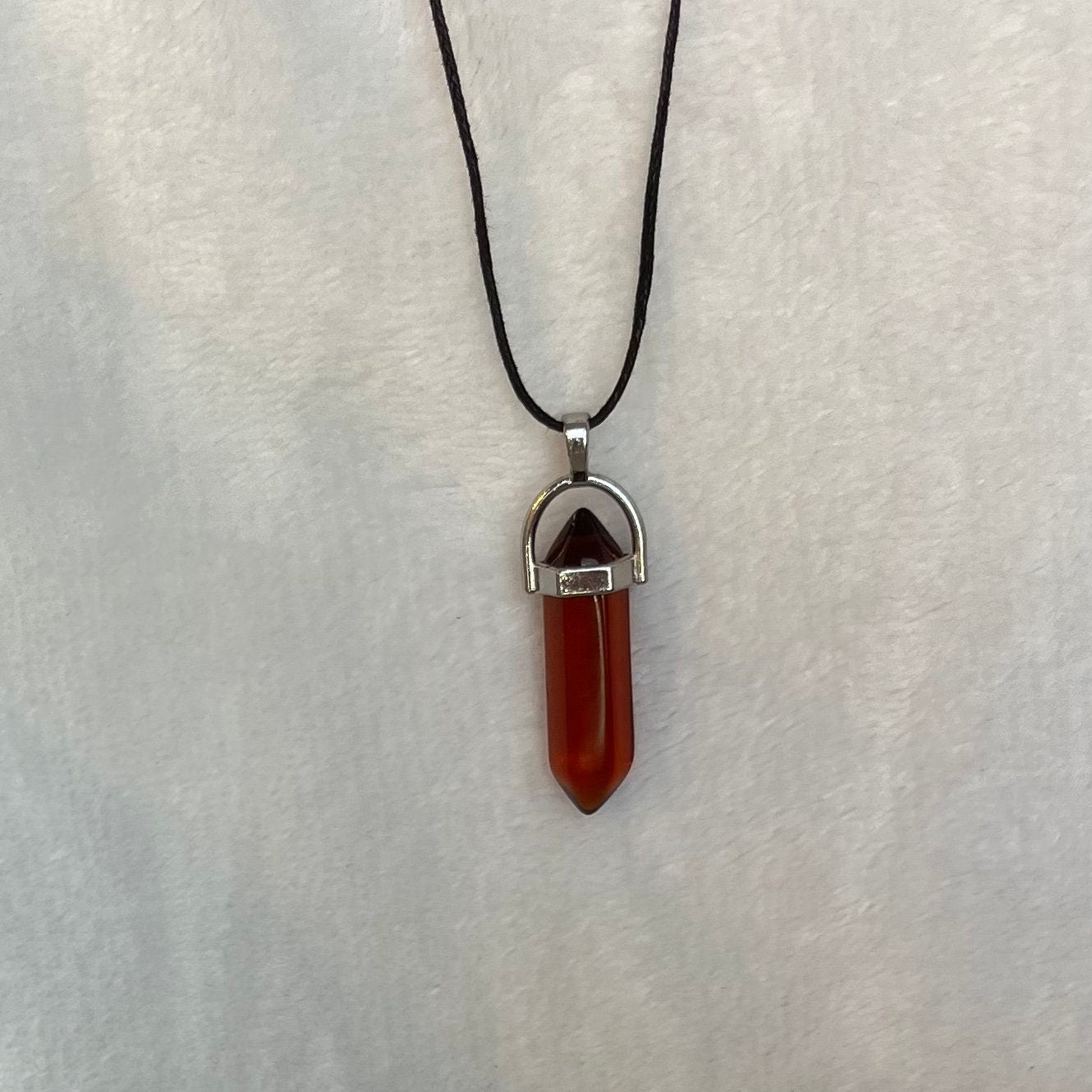 Brown Quartz Point Necklace NCK-2691