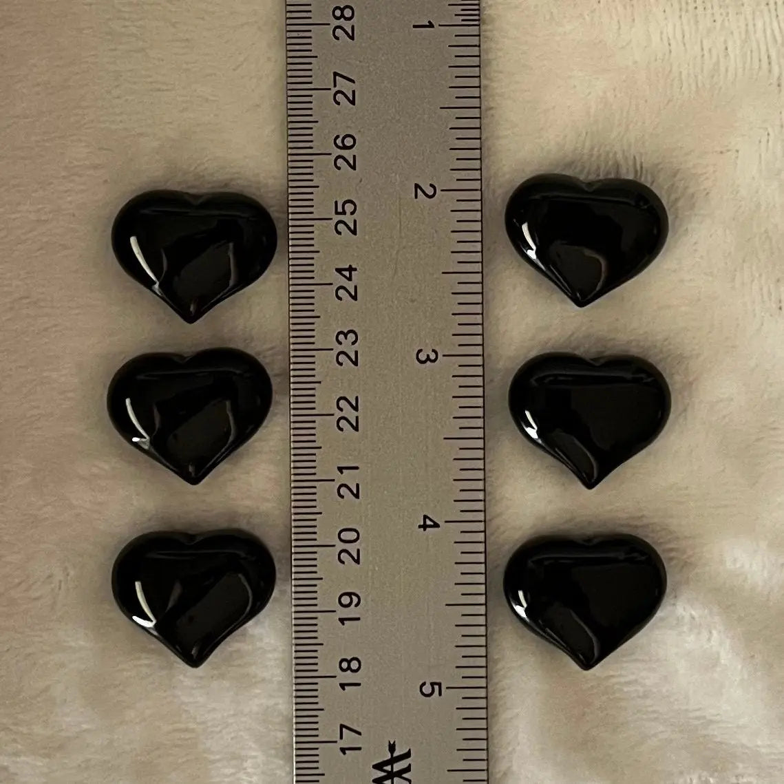 Black Obsidian Puffy Heart (Approx. 3/4”x1”) 0536-B Shop Wholesale Crystals
