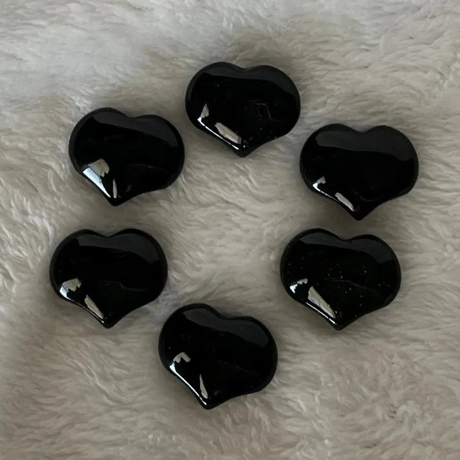 Green Goldstone Puffy Heart (Approx. 3/4”x1”) 0536-C Shop Wholesale Crystals