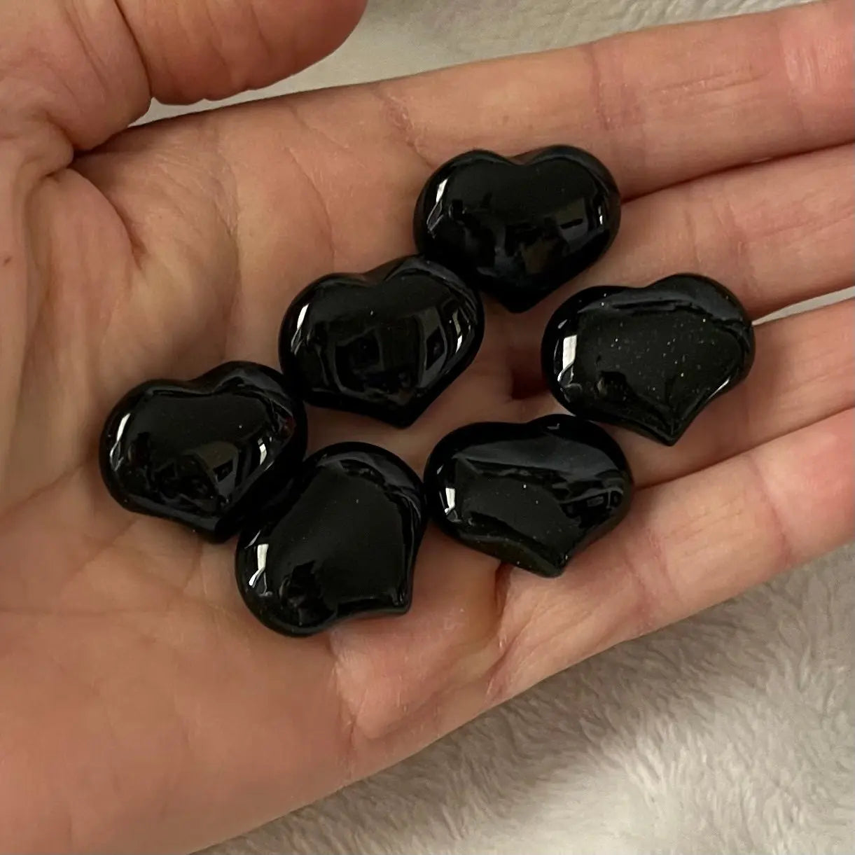 Green Goldstone Puffy Heart (Approx. 3/4”x1”) 0536-C Shop Wholesale Crystals