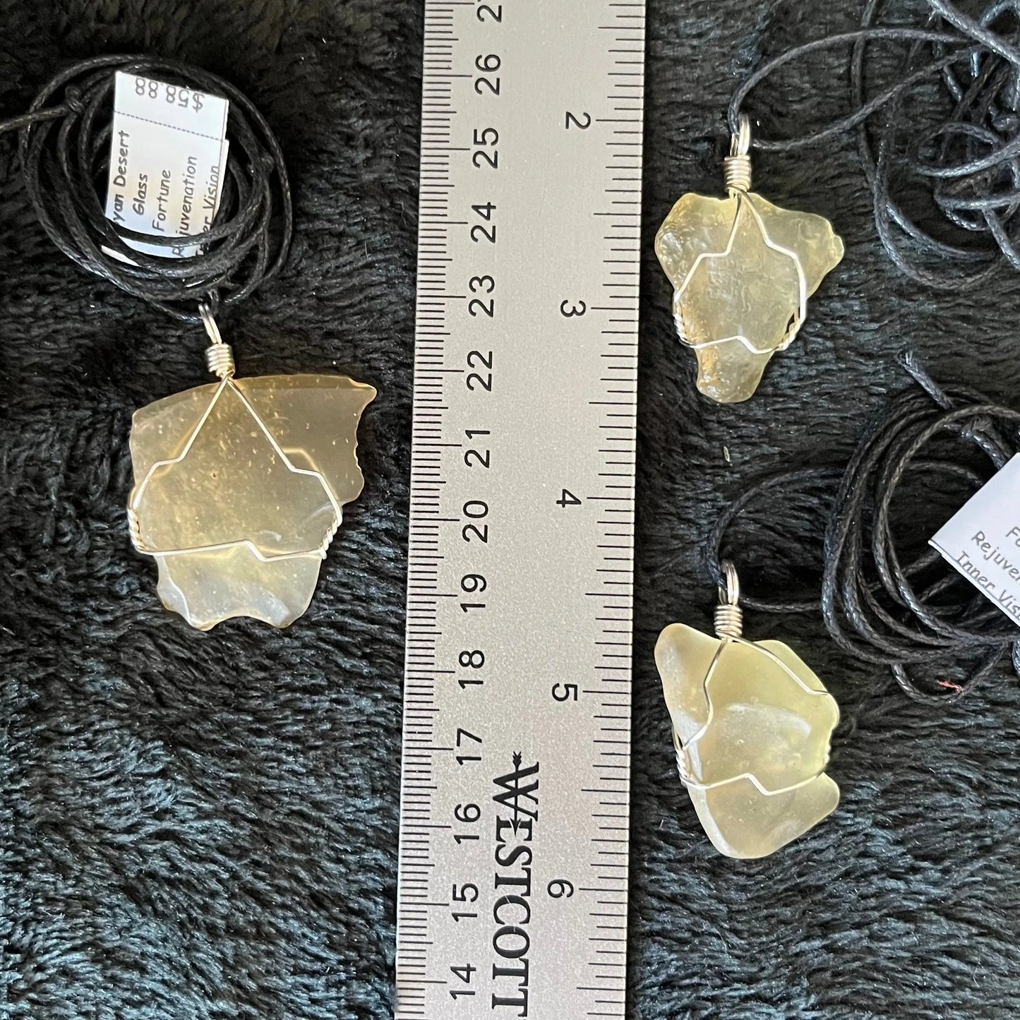 Libyan Glass Wire Wrapped Necklace NCK-2699 Shop Wholesale Crystals