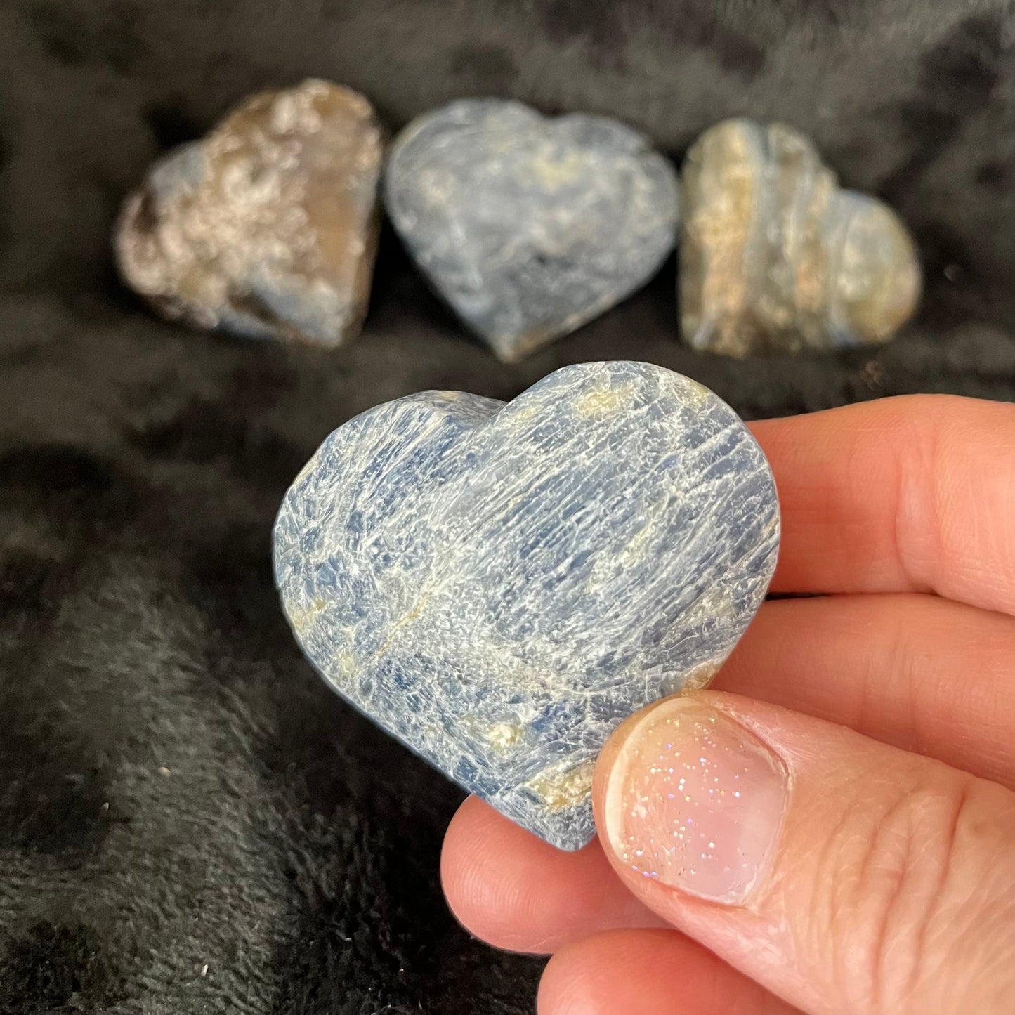 Blue Kyanite Heart (Approx. 1 3/4" - 2") 0516