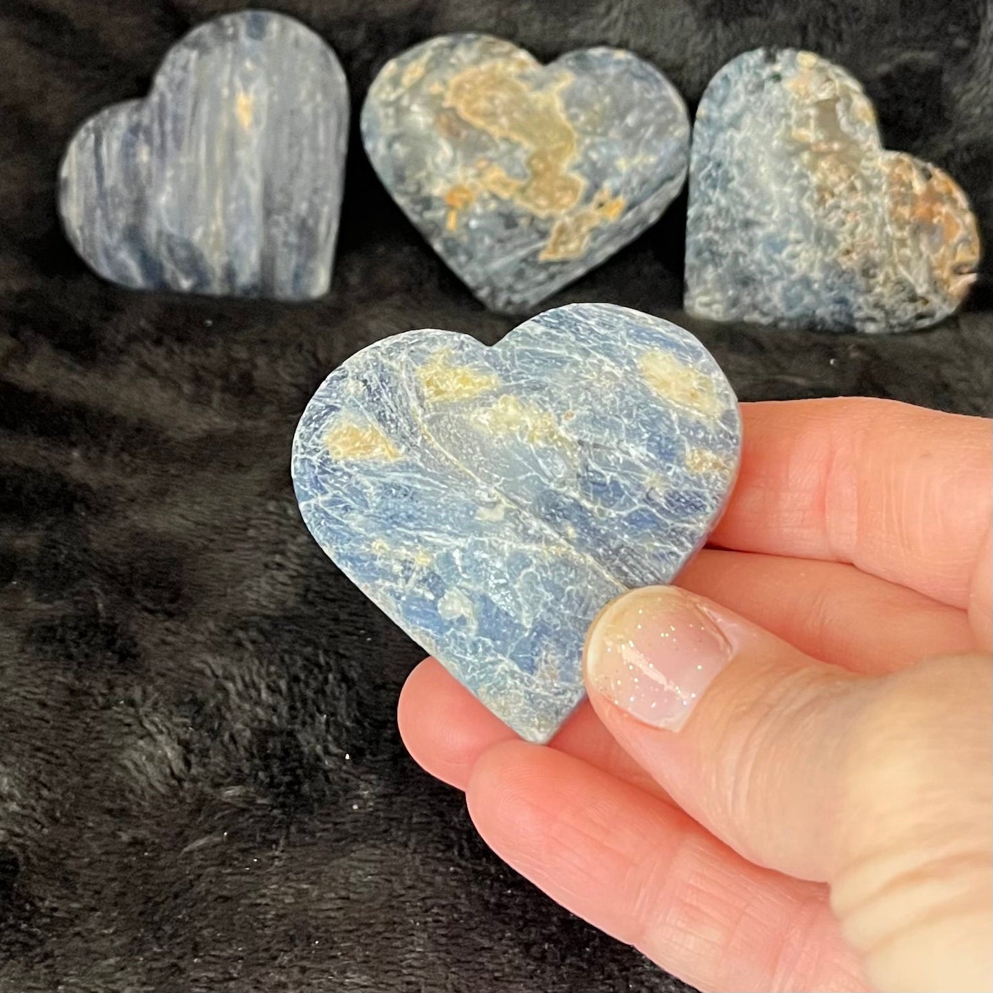 Blue Kyanite Heart (Approx 2" - 2 1/4") 0525