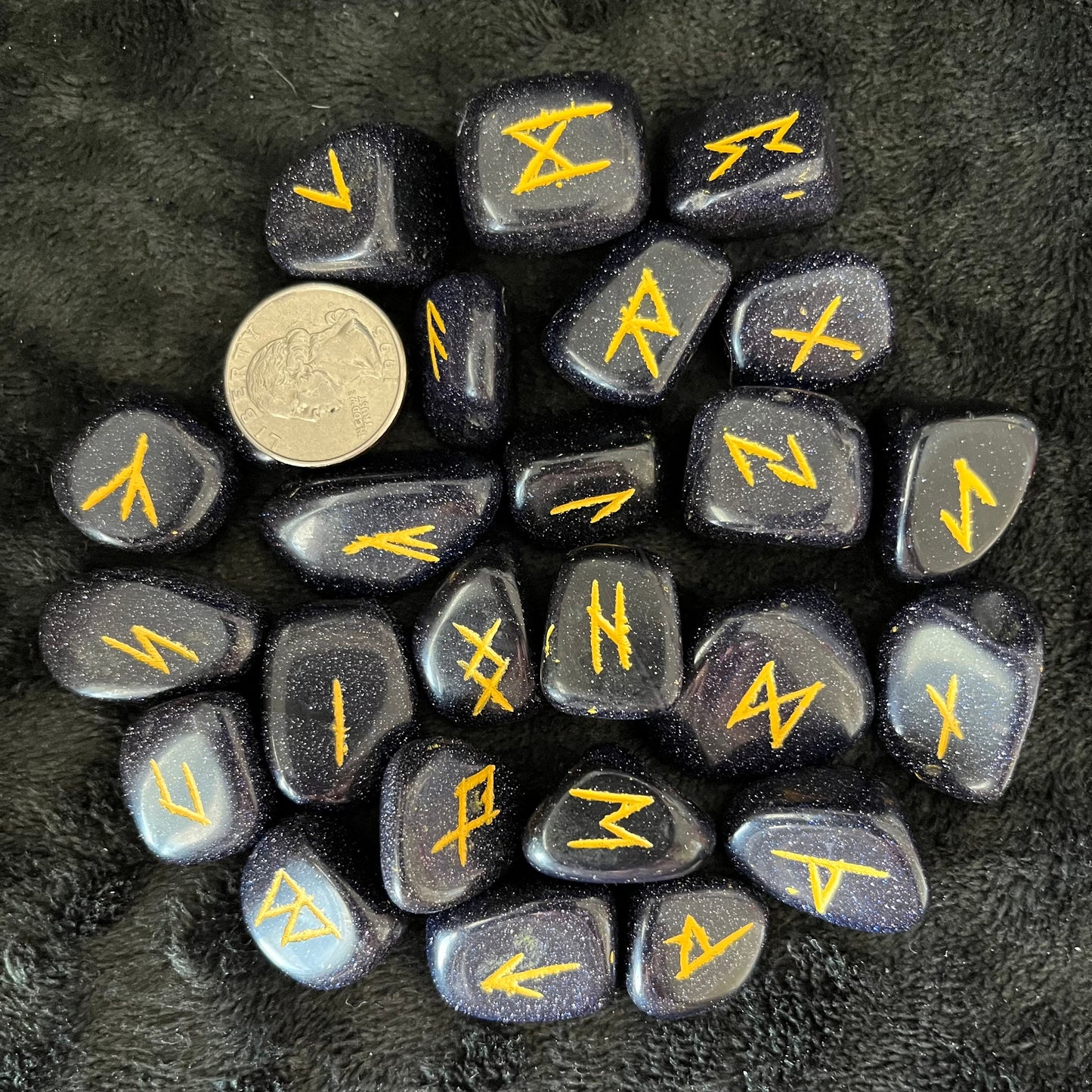 Blue Goldstone 25 Piece Rune Kit KIT-0034