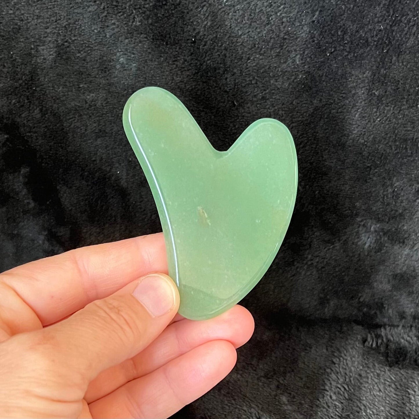 Green Aventurine Massage Stone, Facial Massager BIN-0044