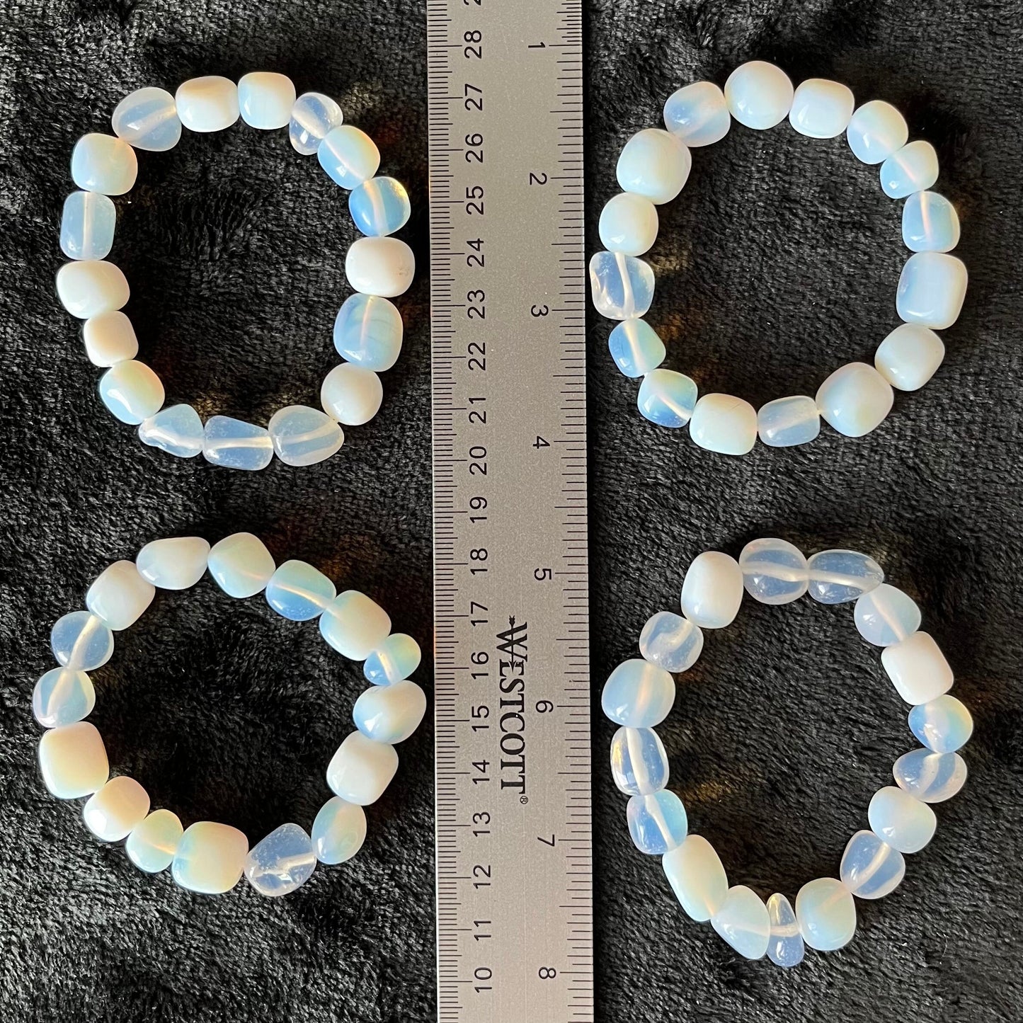 Opalite  Chunky Pebble Bracelet BRC-0215