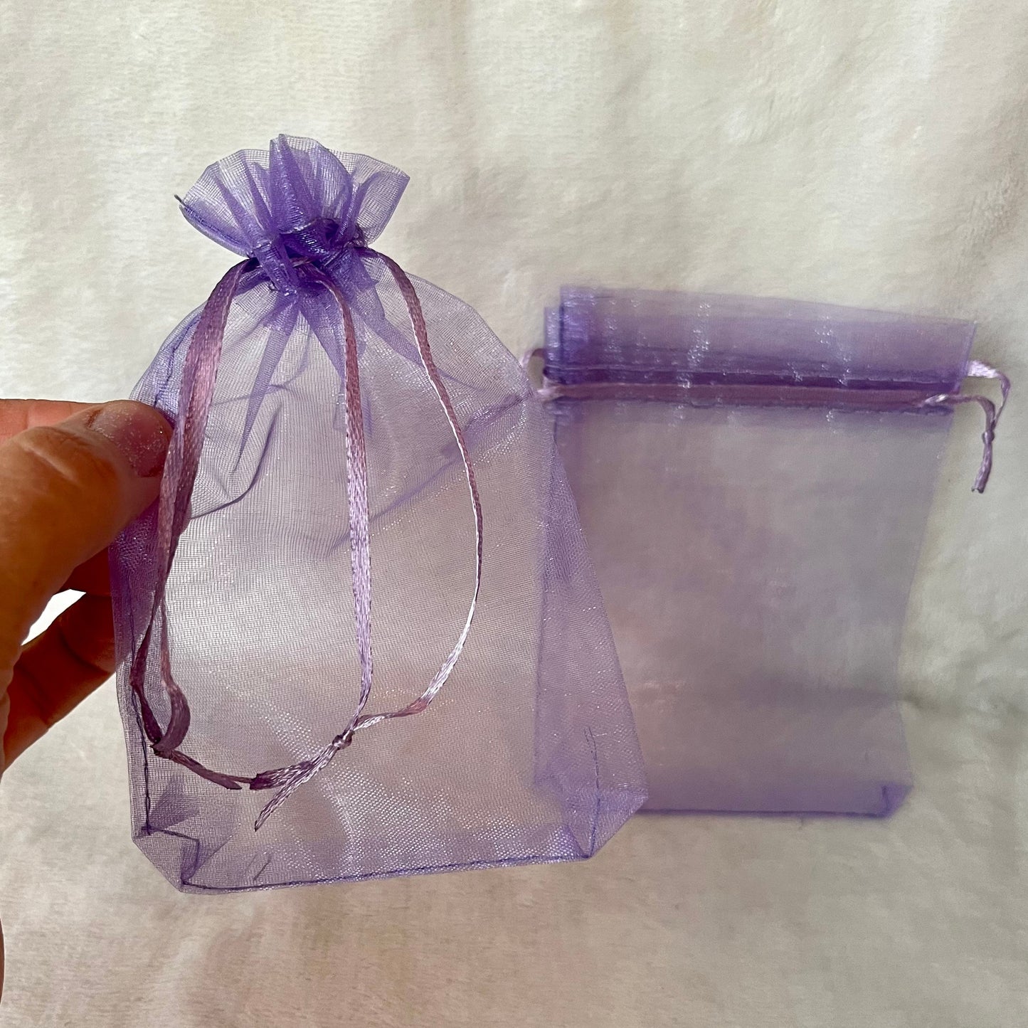 Lavendar Organza Bag (Approx. 4” x 6") BAG-0107