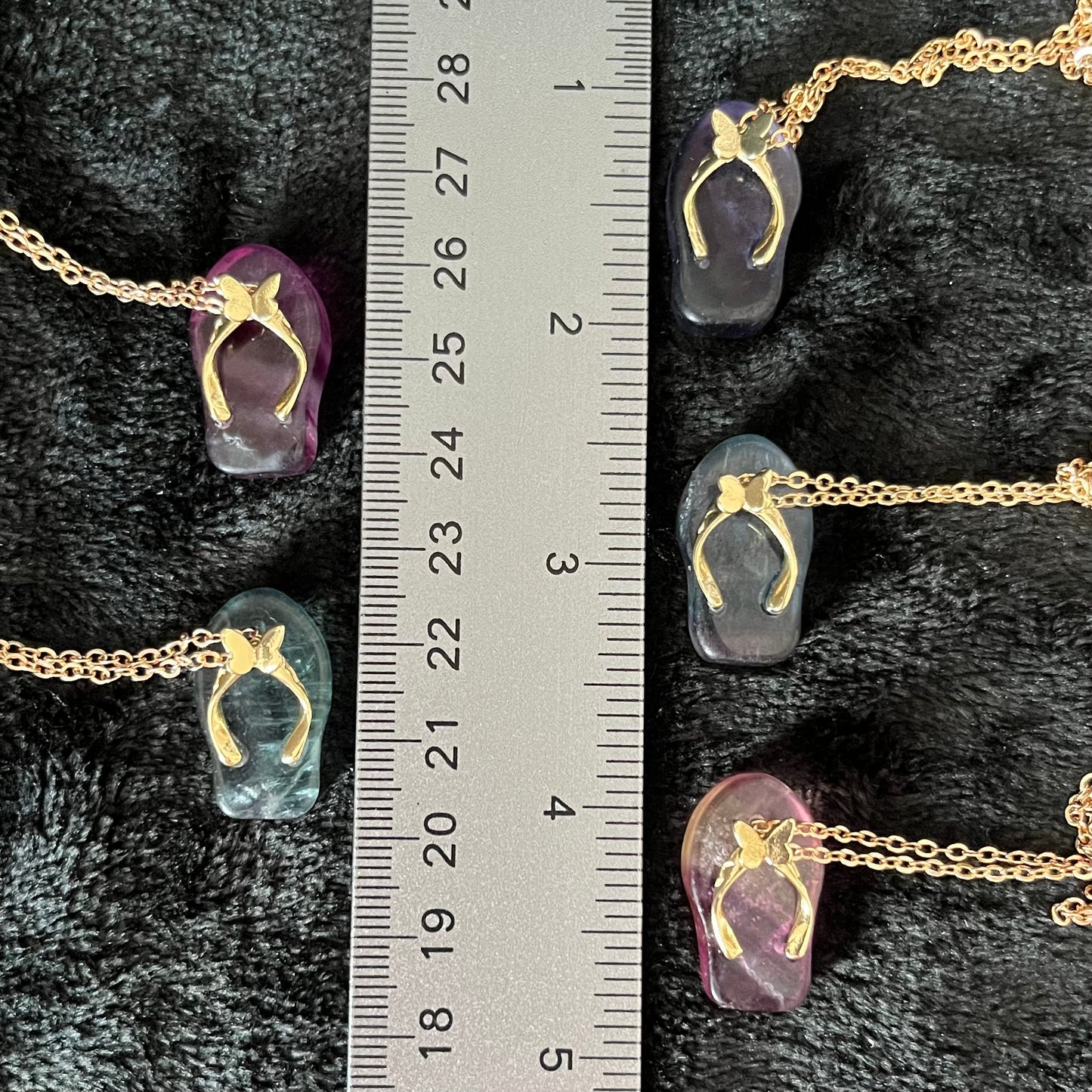 Fluorite Flip Flop Necklace NCK-2706