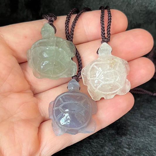 Fluorite Turtle Necklace NCK-2715