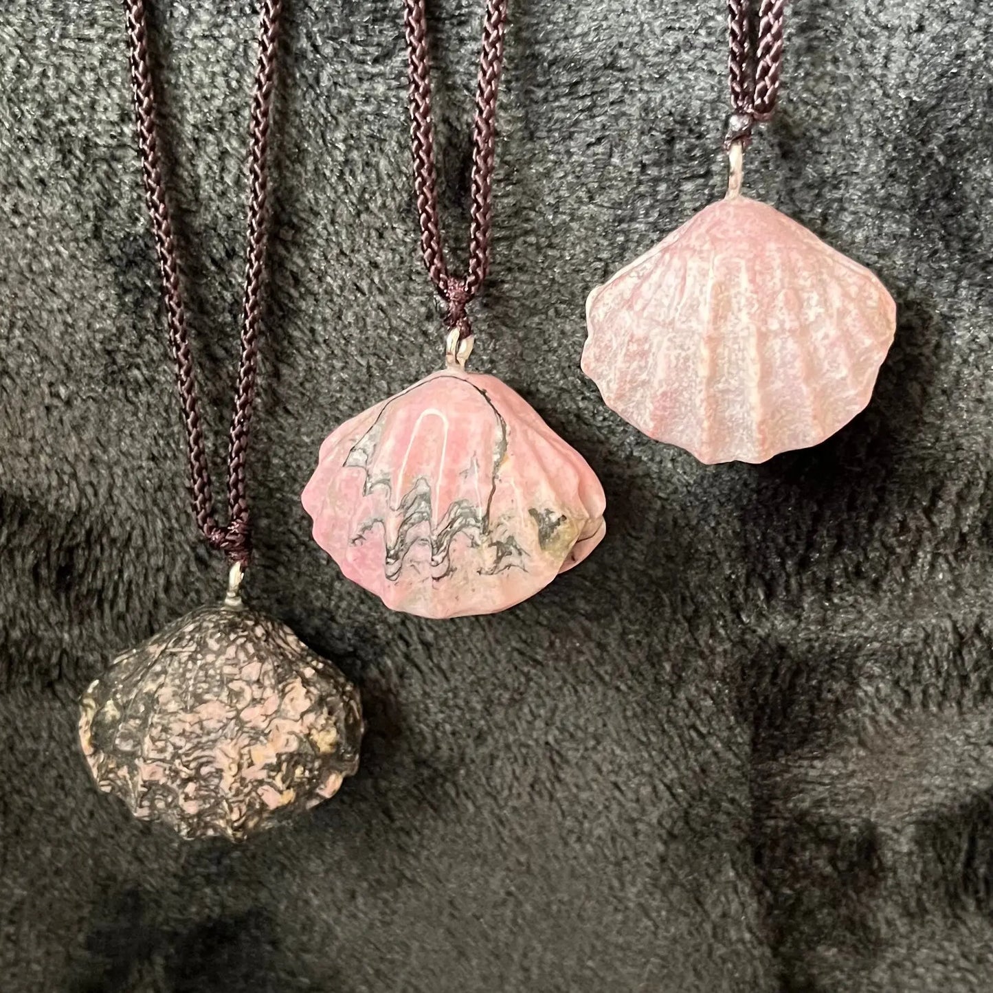 Rhodonite Sea Shell Necklace NCK-2718 Shop Wholesale Crystals