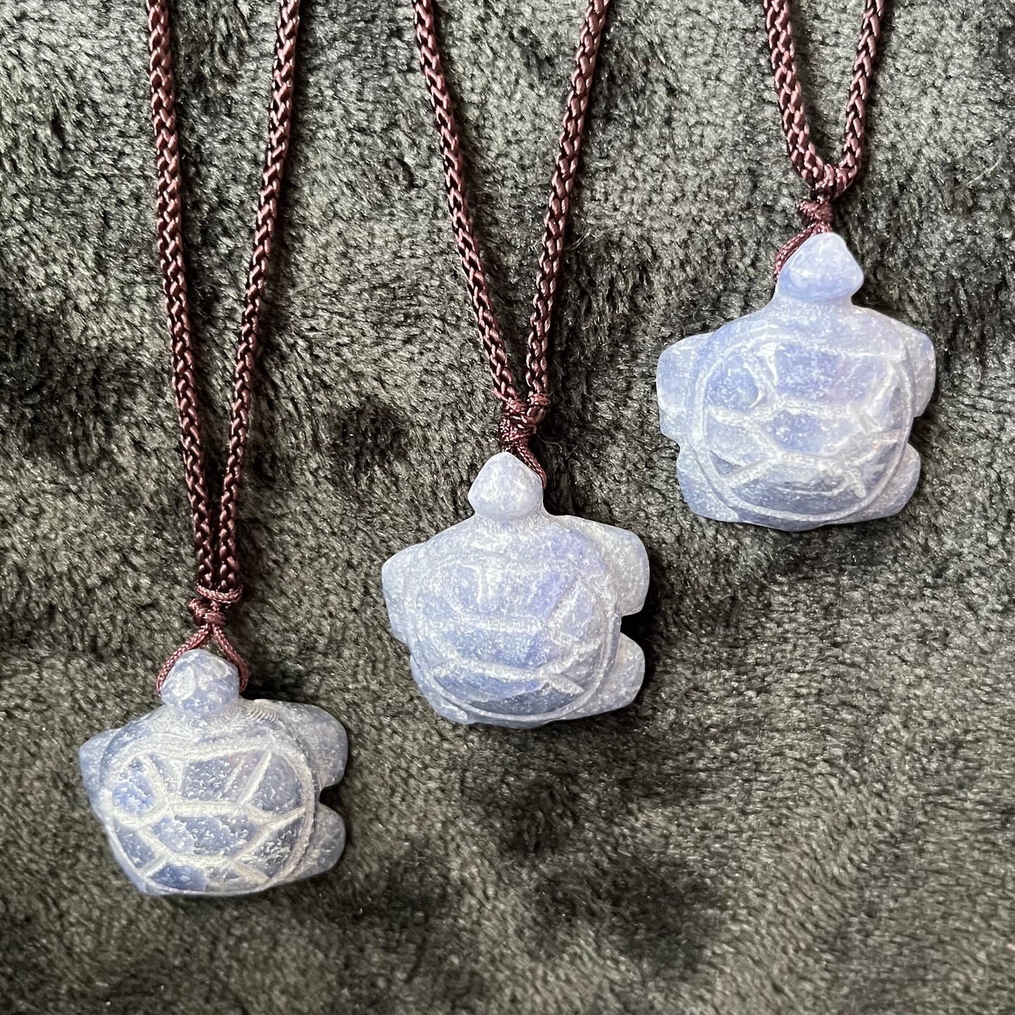 Blue Aventurine Turtle Necklace NCK-2716