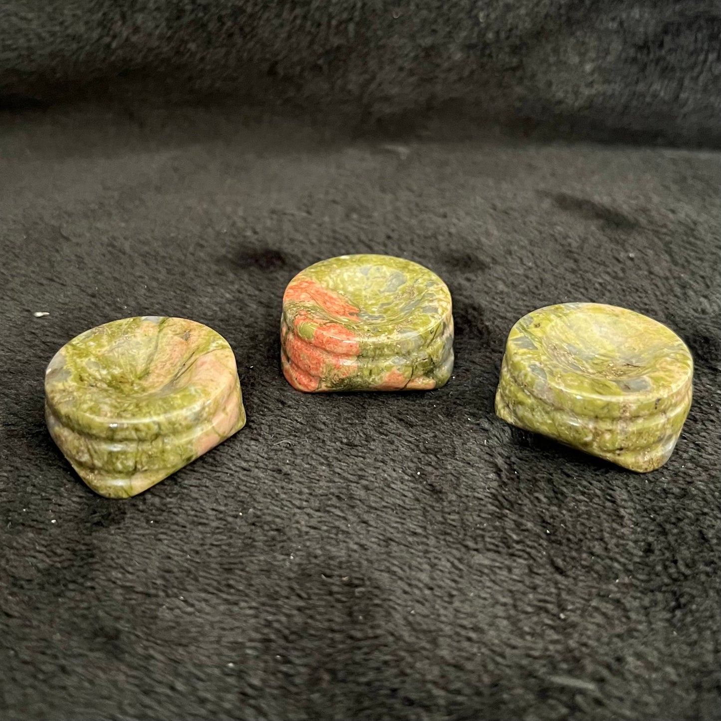 Unakite Jasper Sphere Stand (Approx 1”) 1689