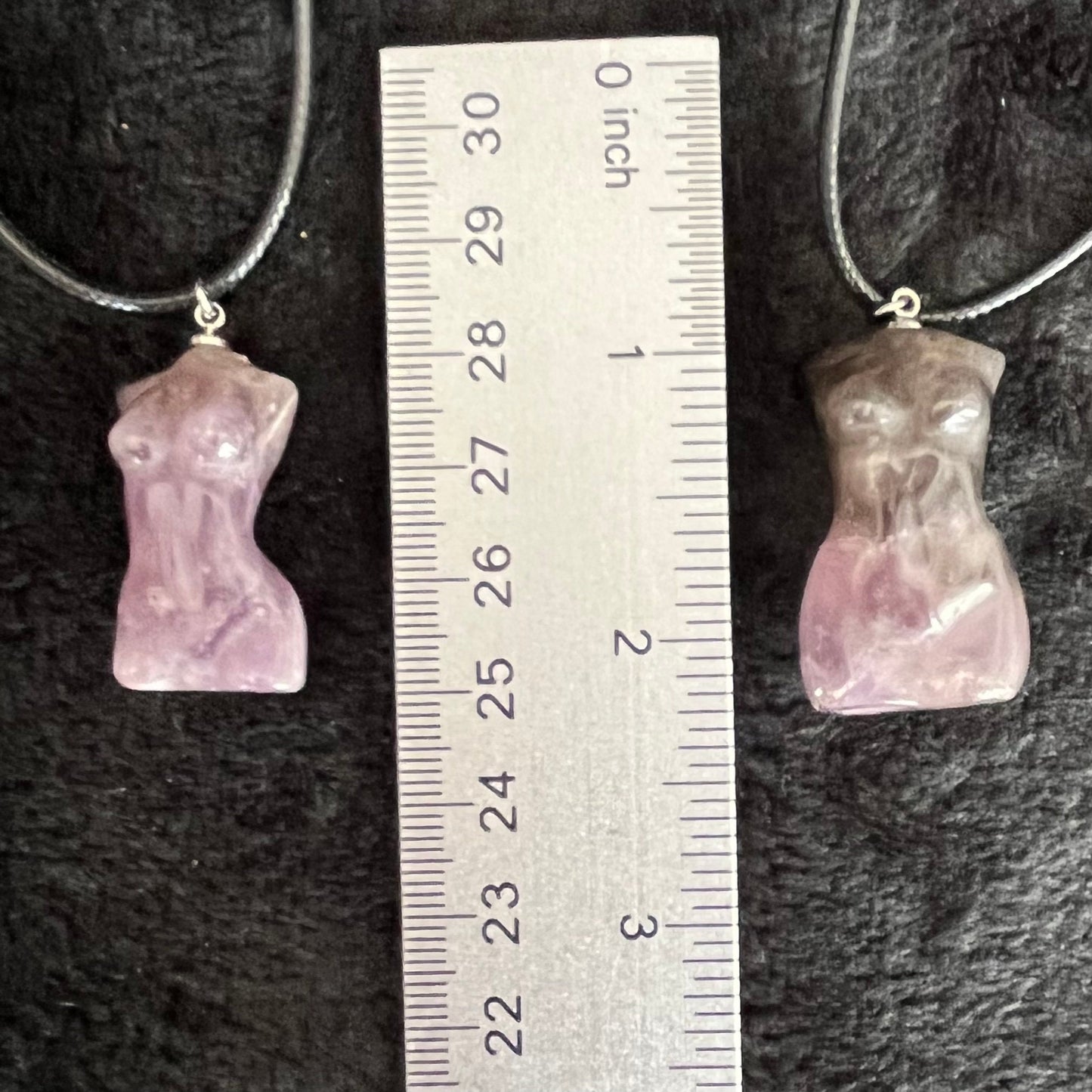 Amethyst Goddess Necklace   (Approx. 1 1/2” pendant) 1074