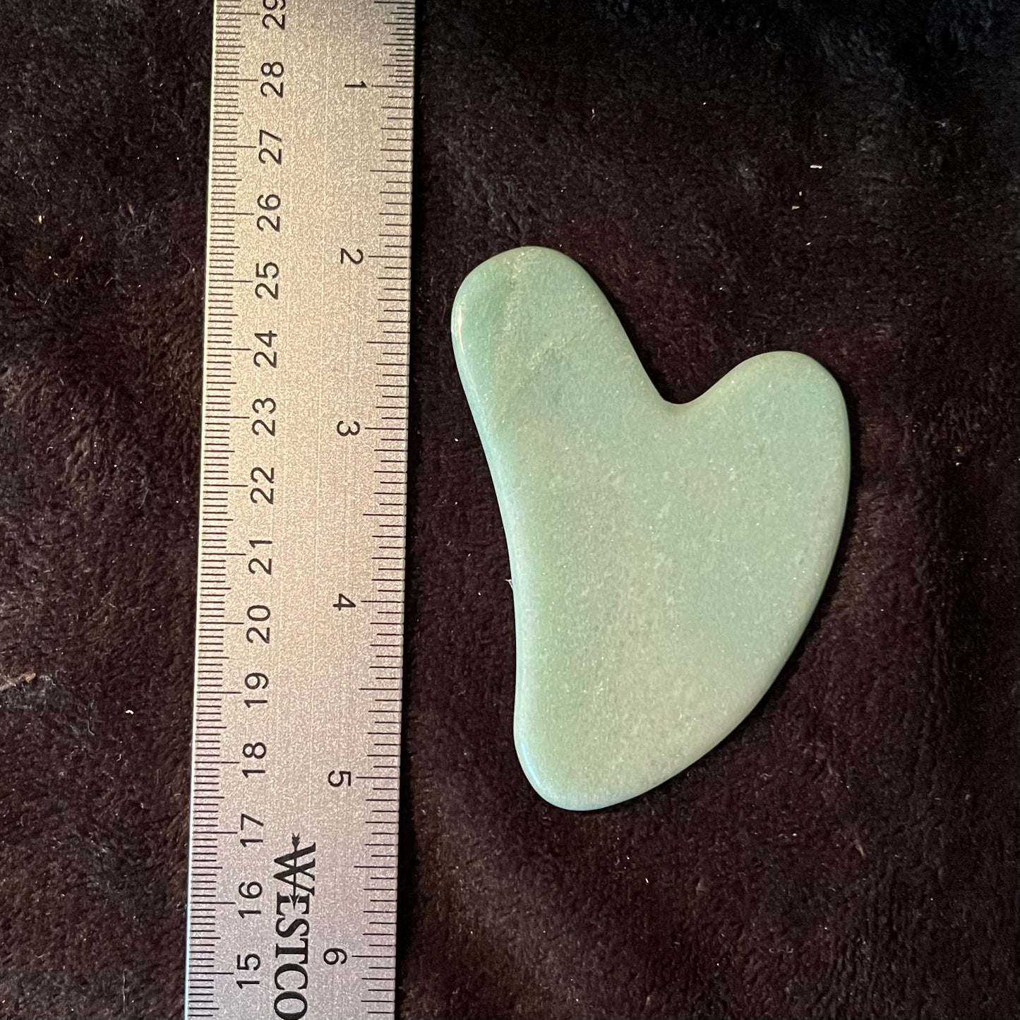 Green Aventurine Self Care Stone, Gua Sha 1012