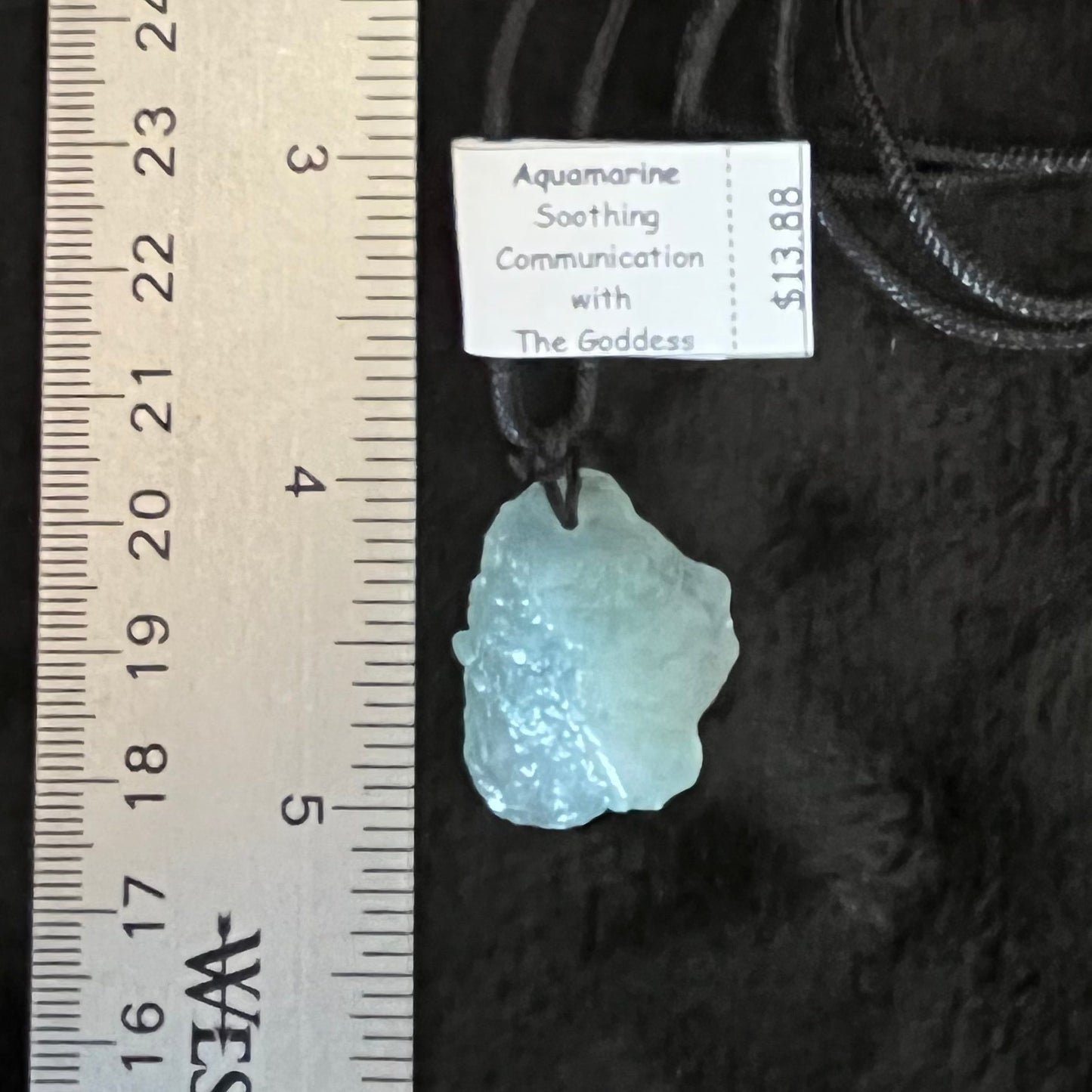 Aquamarine Chunk Necklace WN-0226