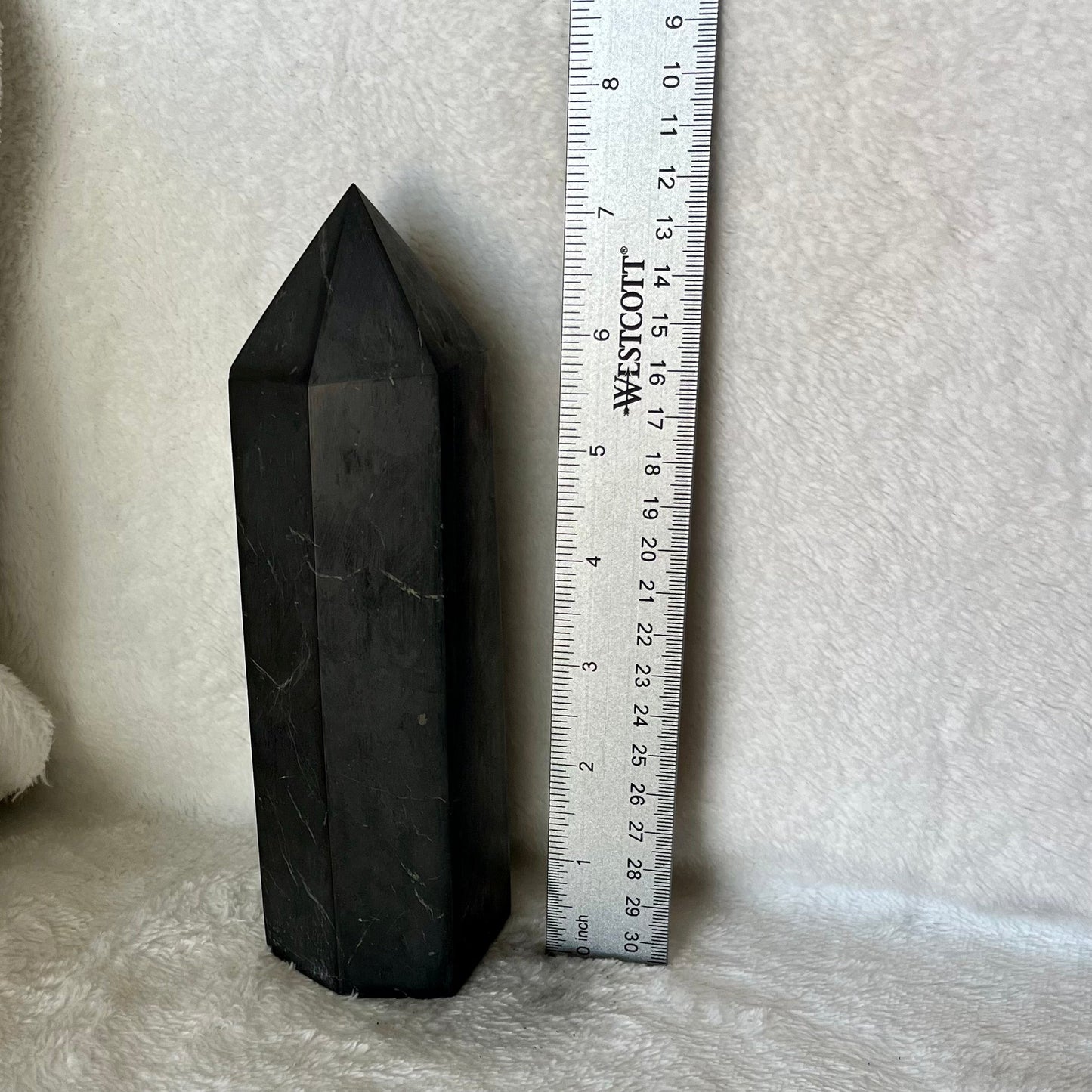 Shungite Obelisk, Large (Approx. 2lbs.) WO-0049