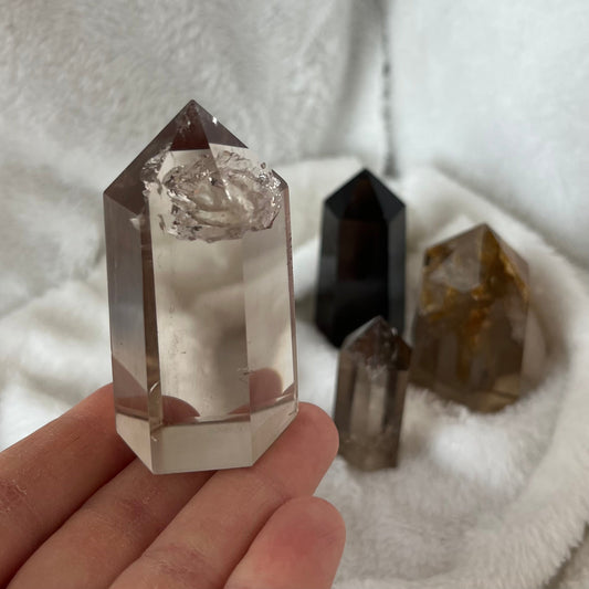 Smoky Quartz Obelisk, 1 pound, WO-0003