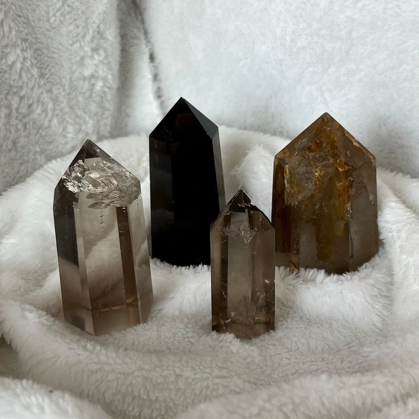 Smoky Quartz Obelisk, 1 pound, WO-0003