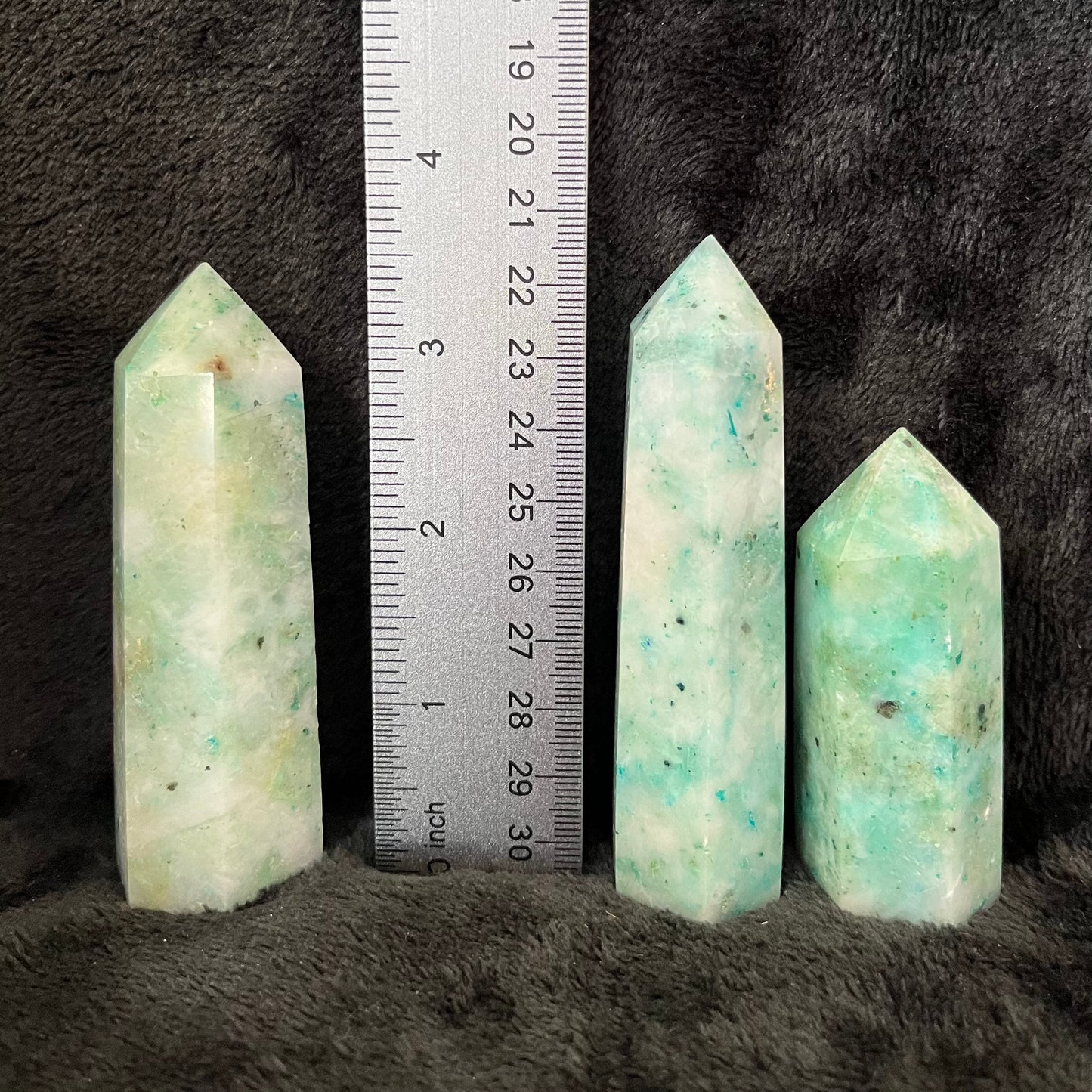 Spot Amazonite Obelisk , 1 pound, WO-0034